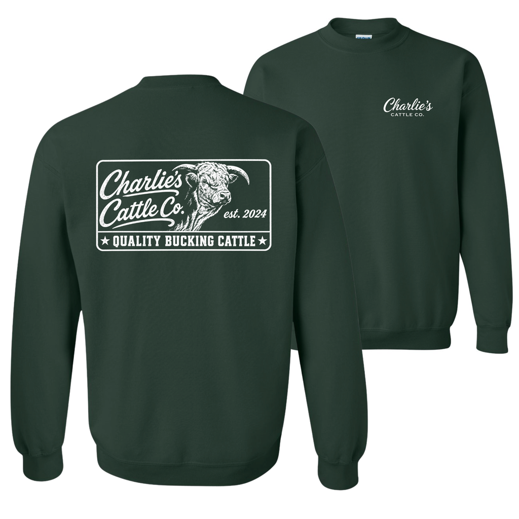Quality Bucking Cattle Sweatshirt