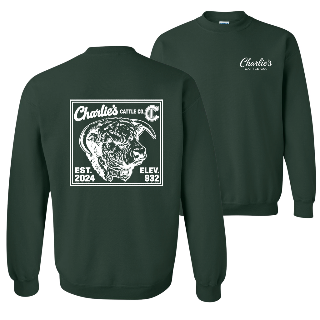 Charlie's Cattle Post Card Sweatshirt