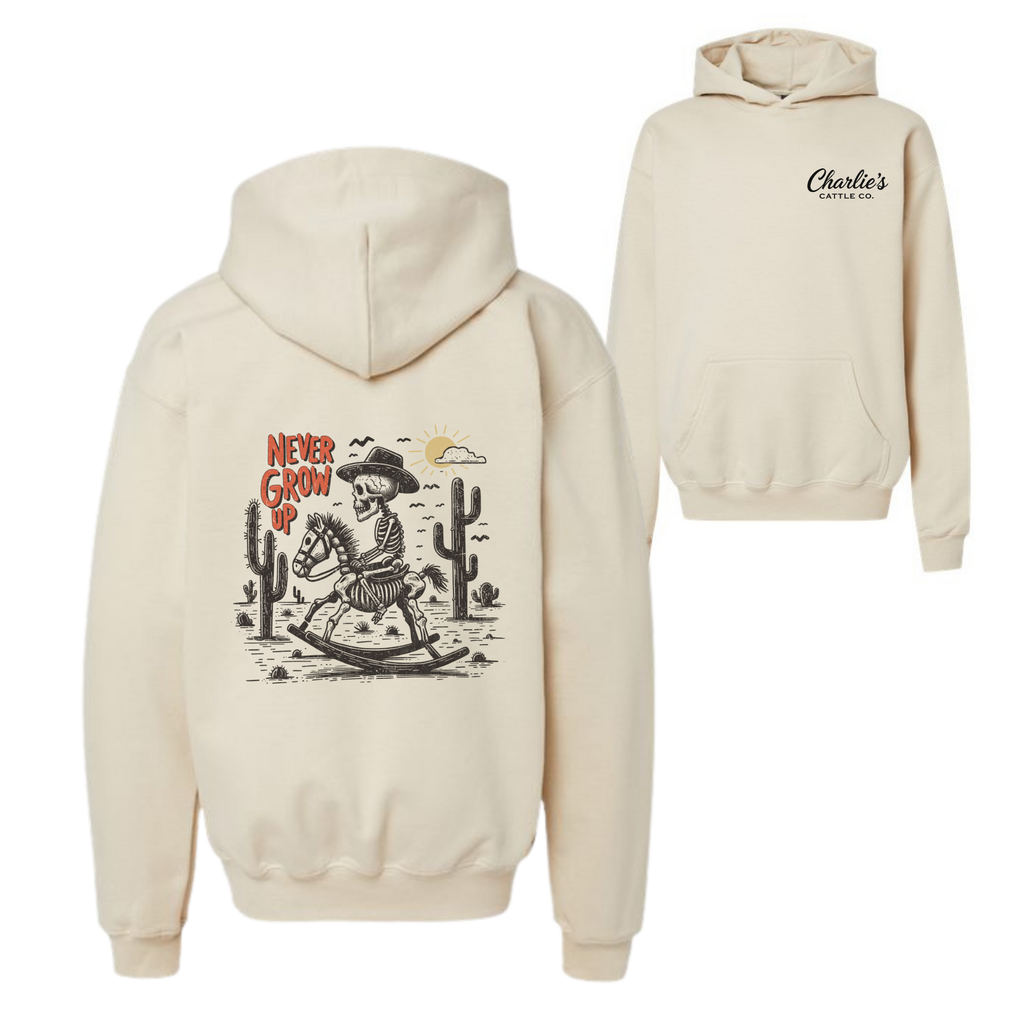 Never Grow Up Hoodie