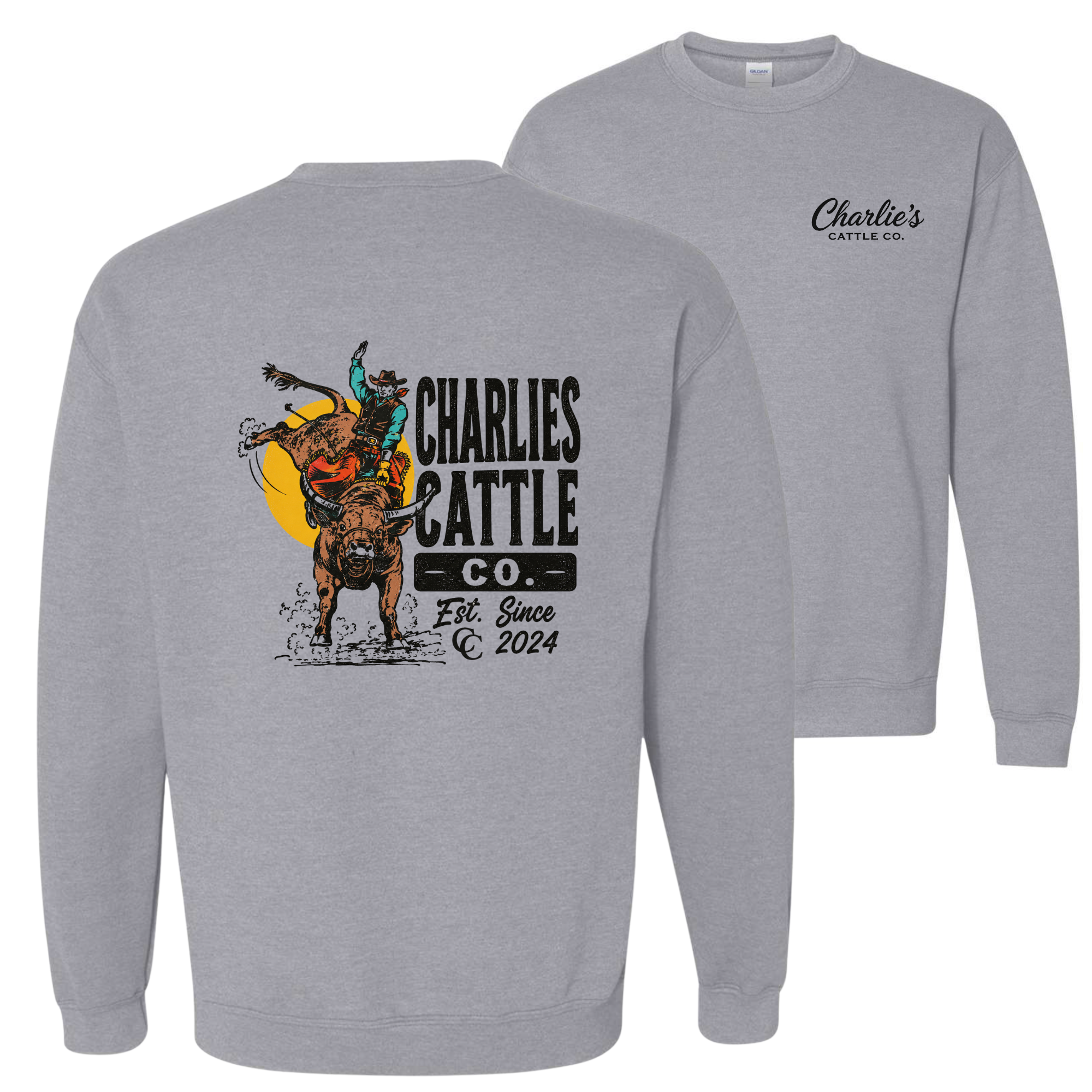 Buck'n Bovine Sweatshirt