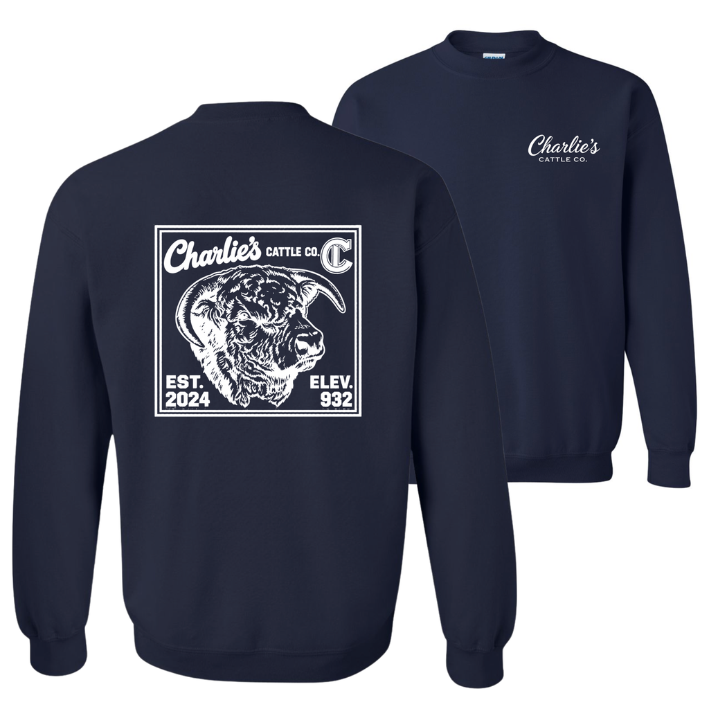 Charlie's Cattle Post Card Sweatshirt