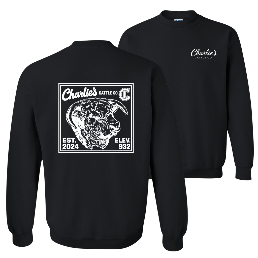 Charlie's Cattle Post Card Sweatshirt