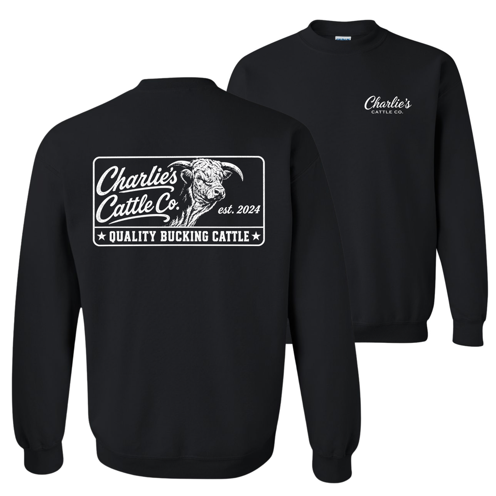 Quality Bucking Cattle Sweatshirt