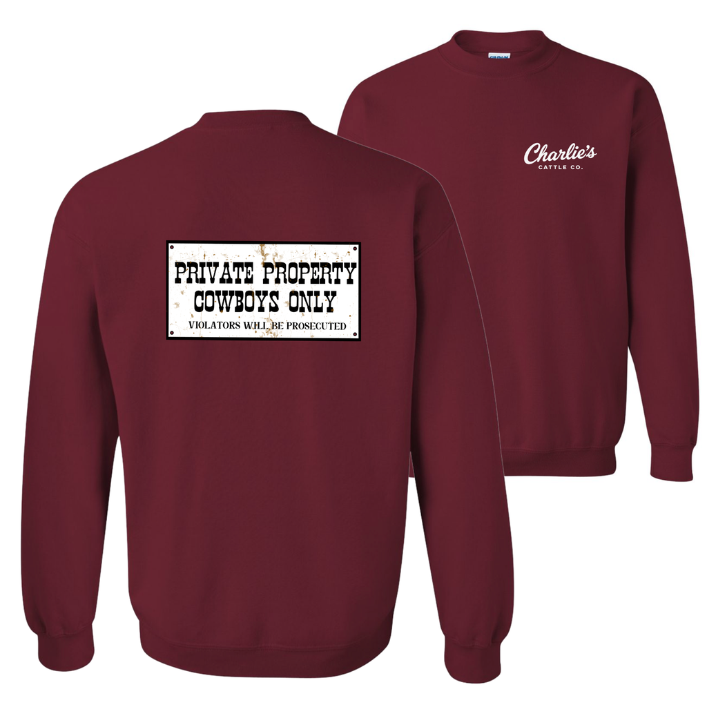 Cowboy's Only Sweatshirt