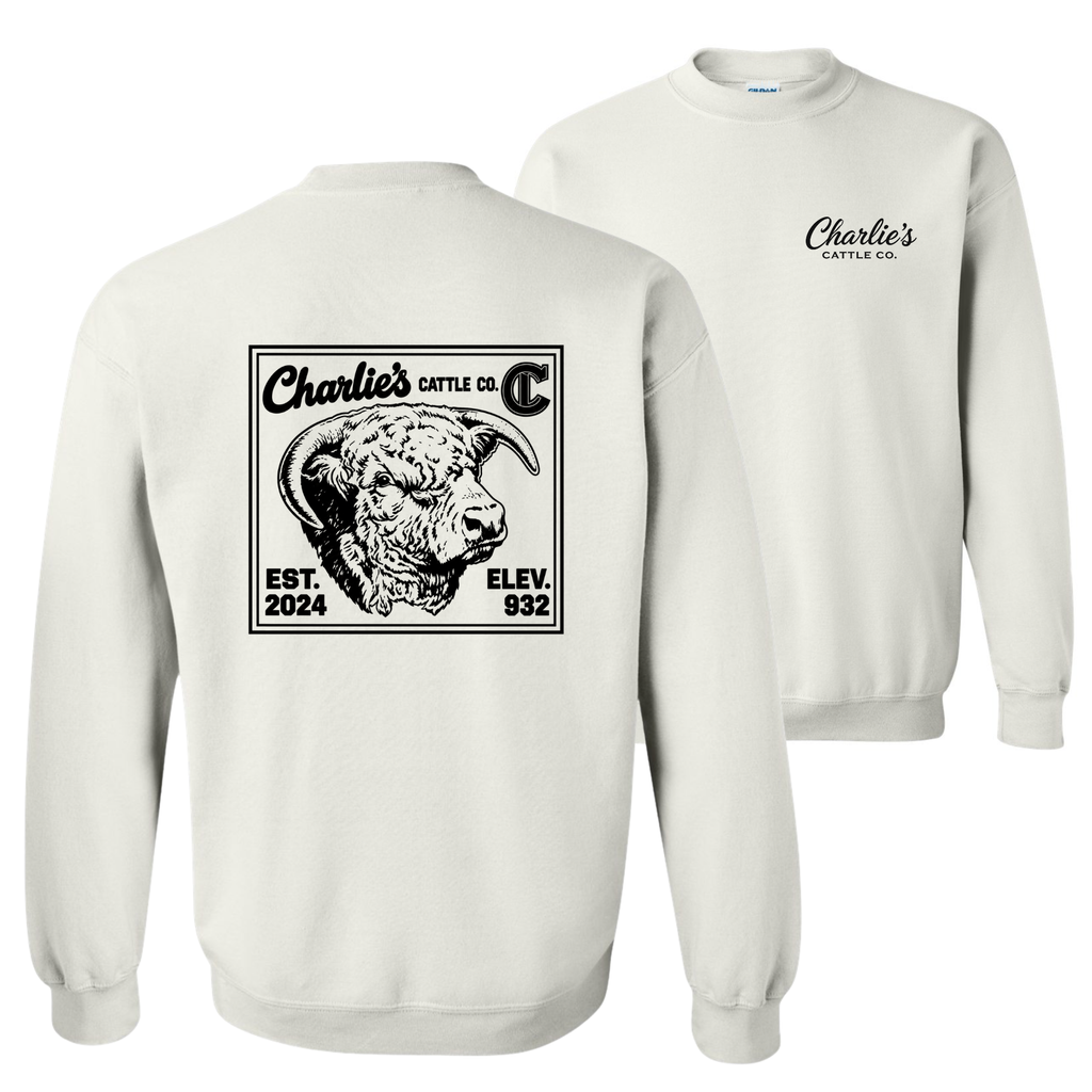 Charlie's Cattle Post Card Sweatshirt