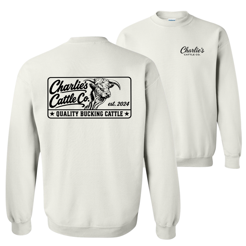Quality Bucking Cattle Sweatshirt