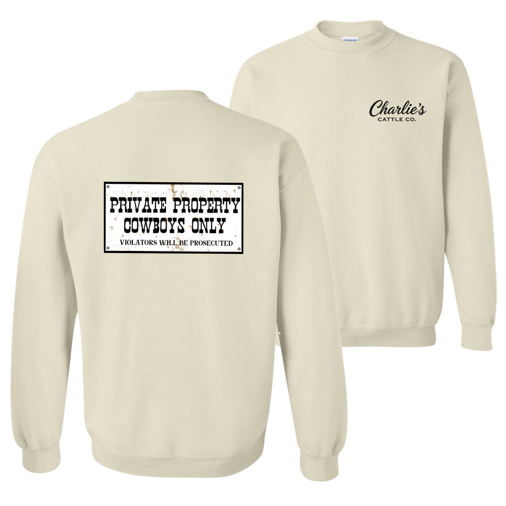 Cowboy's Only Sweatshirt