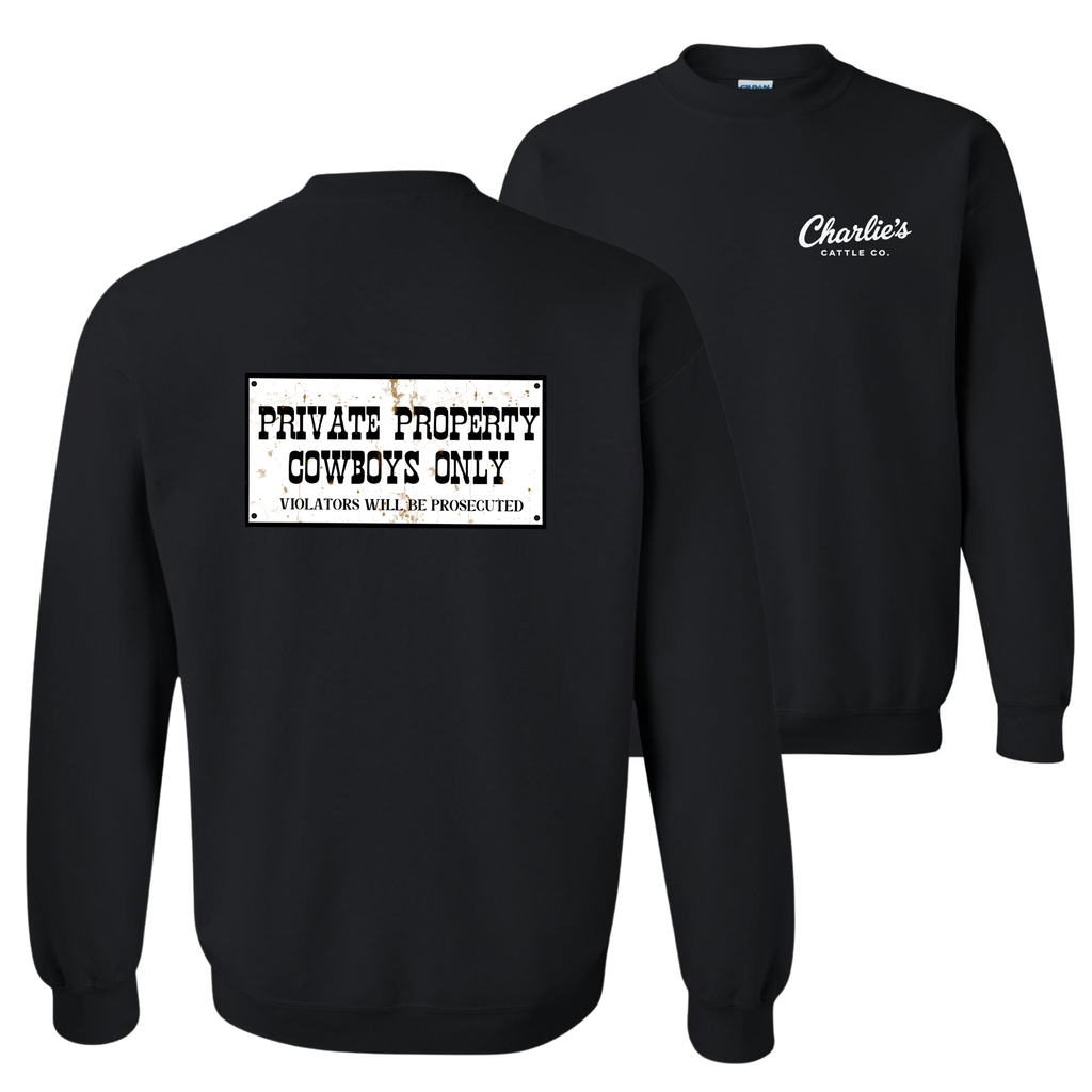 Cowboy's Only Sweatshirt