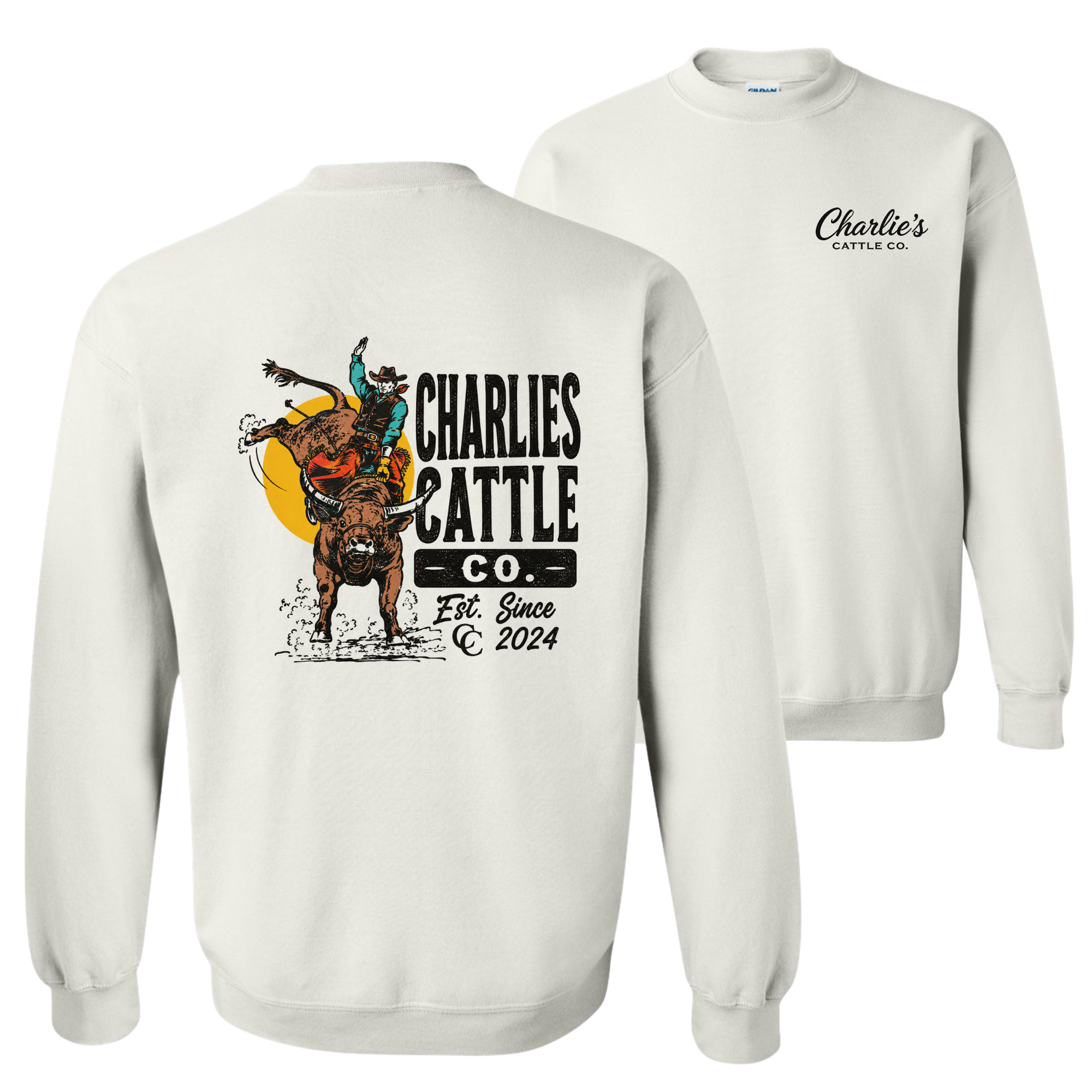 Buck'n Bovine Sweatshirt