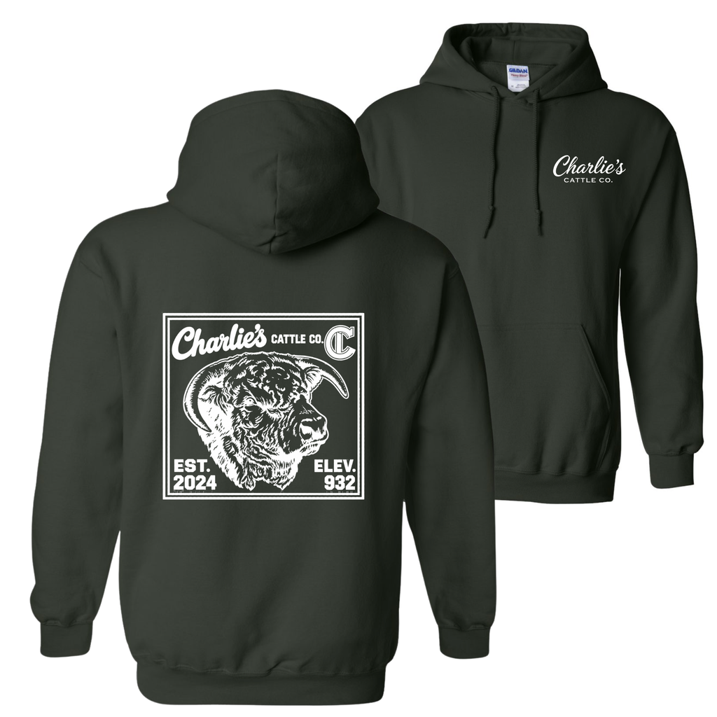 Charlie's Cattle Post Card Hoodie