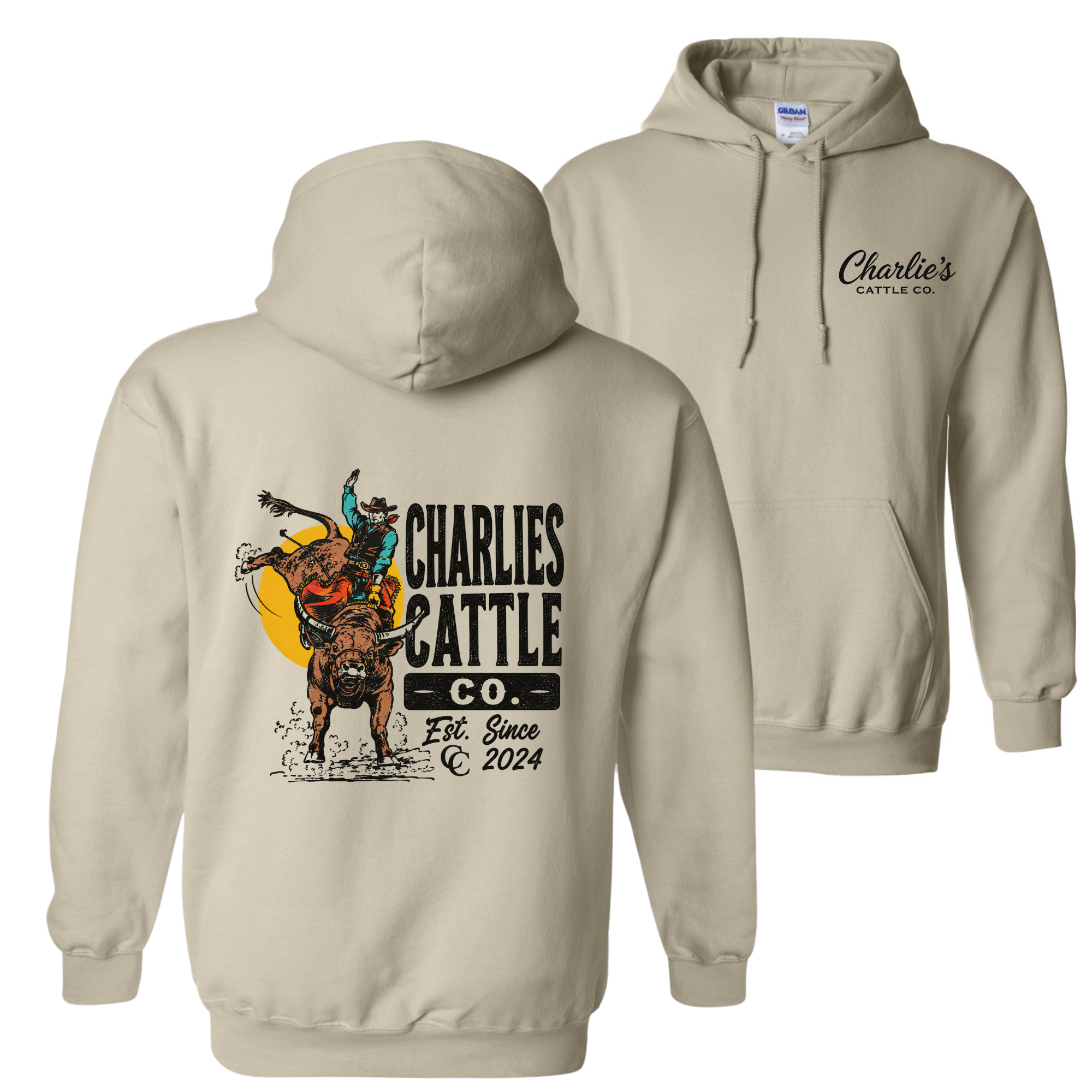 Buck'n Bovine Hoodie