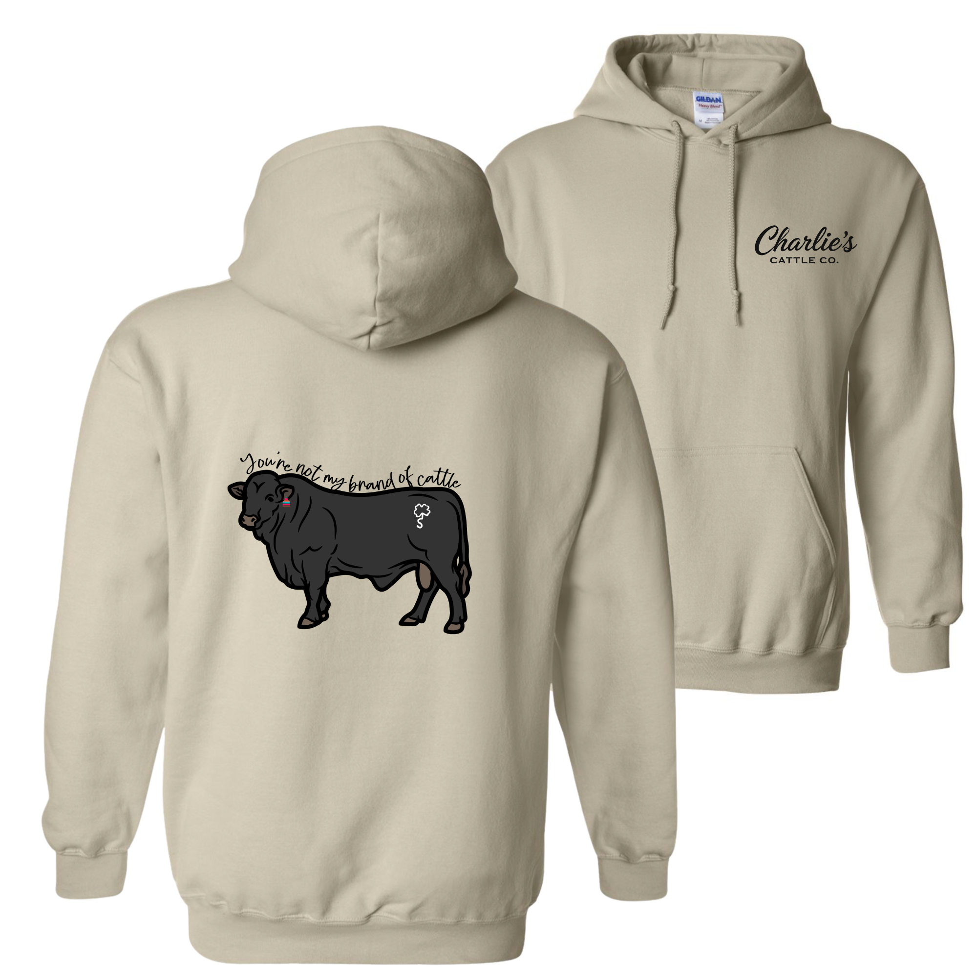 Not My Brand of Cattle Hoodie