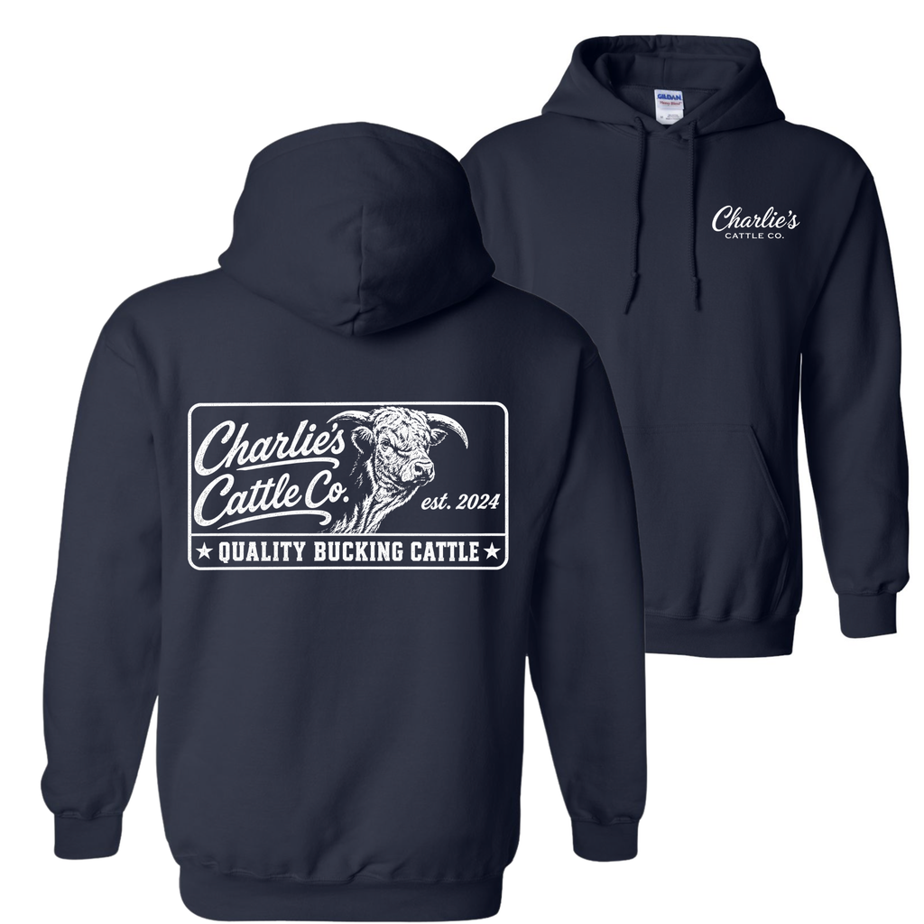 Quality Bucking Cattle Hoodie
