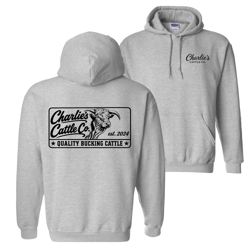 Quality Bucking Cattle Hoodie