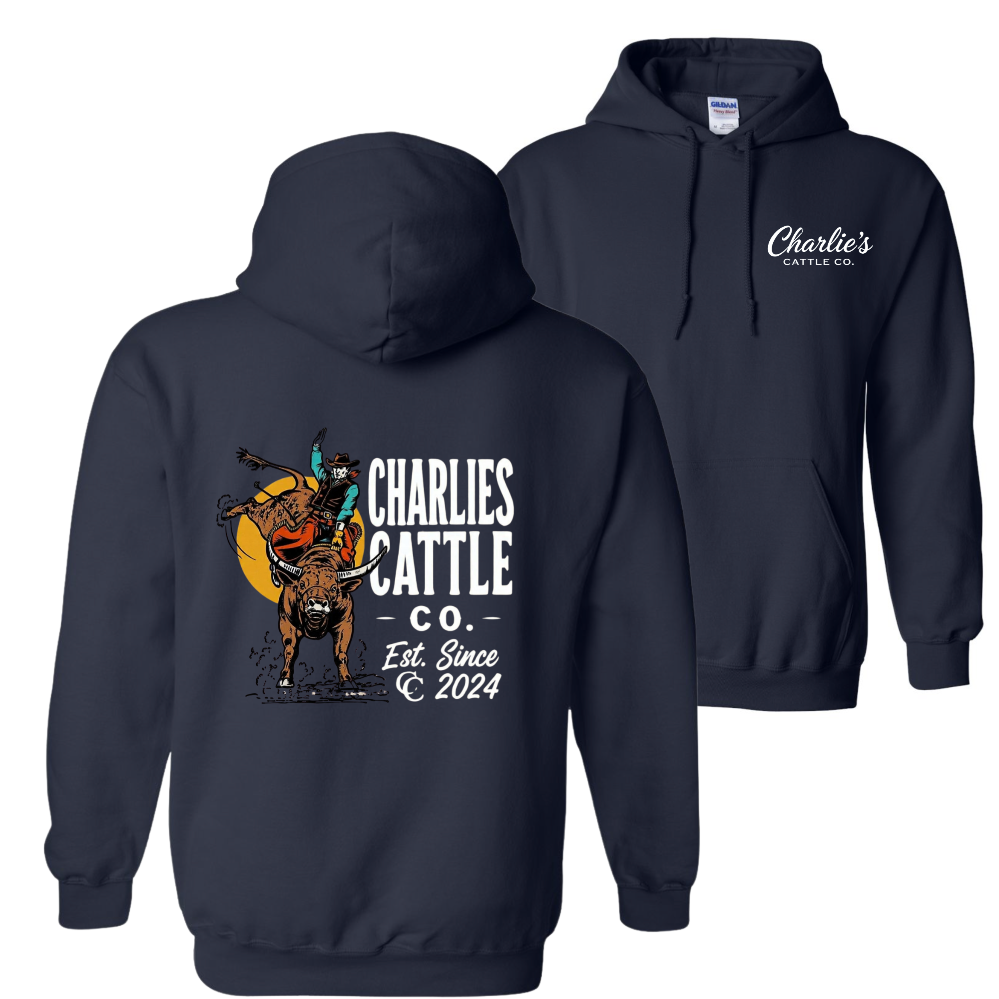 Buck'n Bovine Hoodie