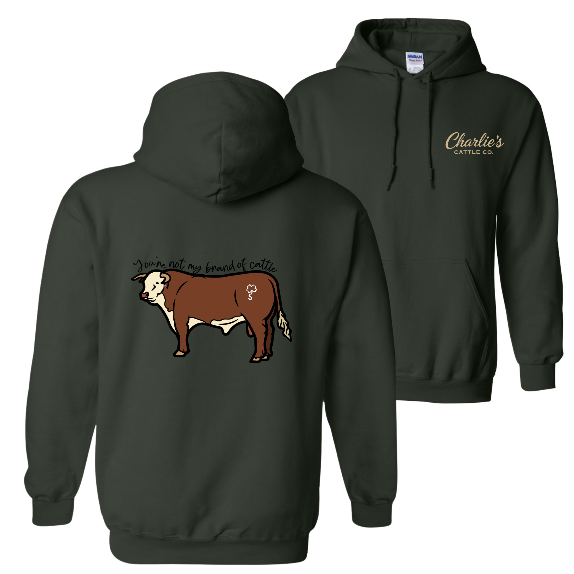 Not My Brand of Cattle Hoodie