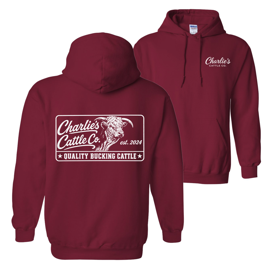 Quality Bucking Cattle Hoodie