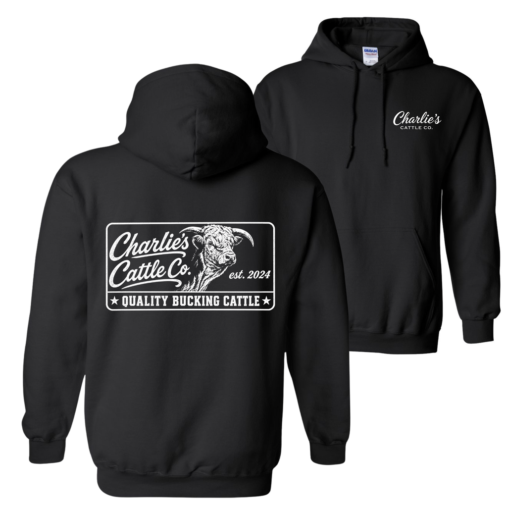 Quality Bucking Cattle Hoodie