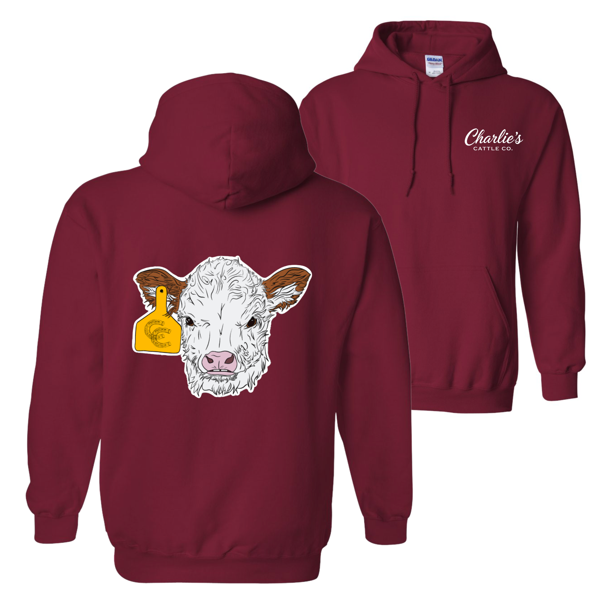 Charlie's Cattle Baldy Hoodie