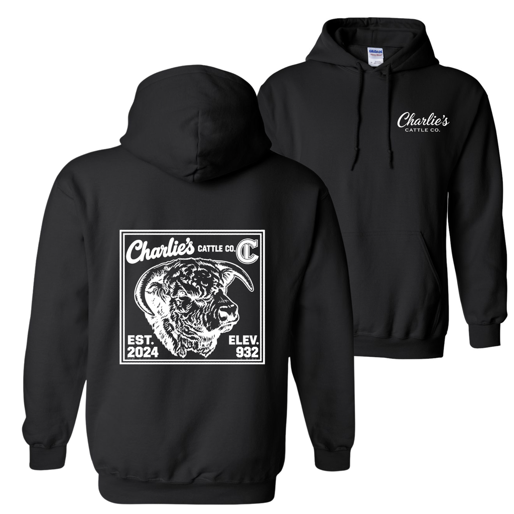 Charlie's Cattle Post Card Hoodie