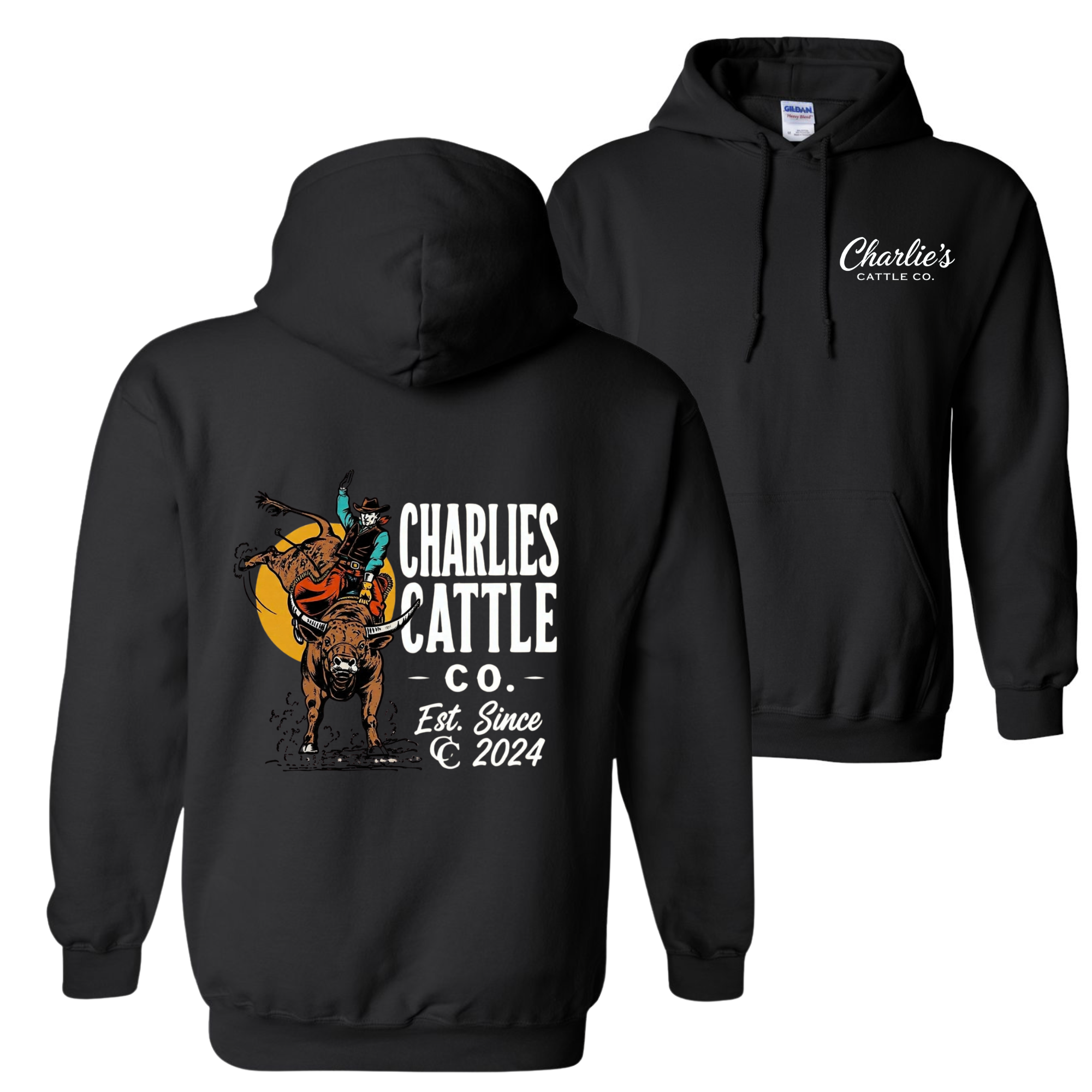 Buck'n Bovine Hoodie