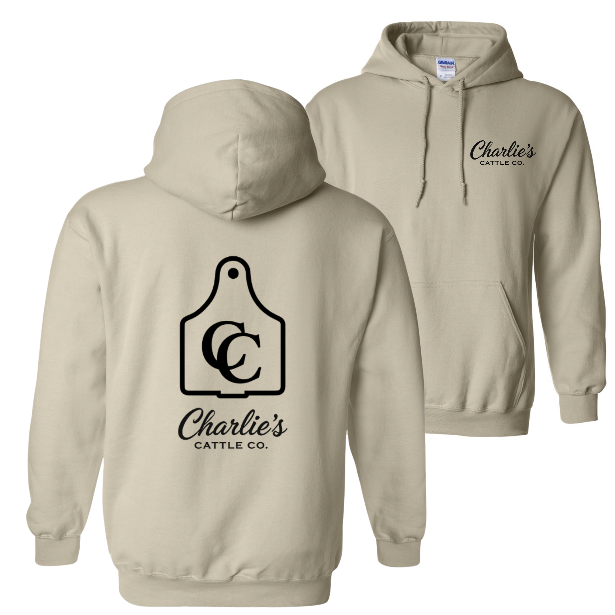 Charlie's Cattle Cowtag Hoodie
