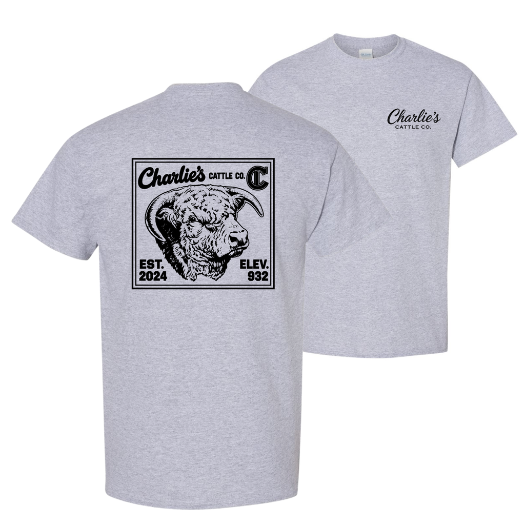 Charlie's Cattle Post Card T-Shirt