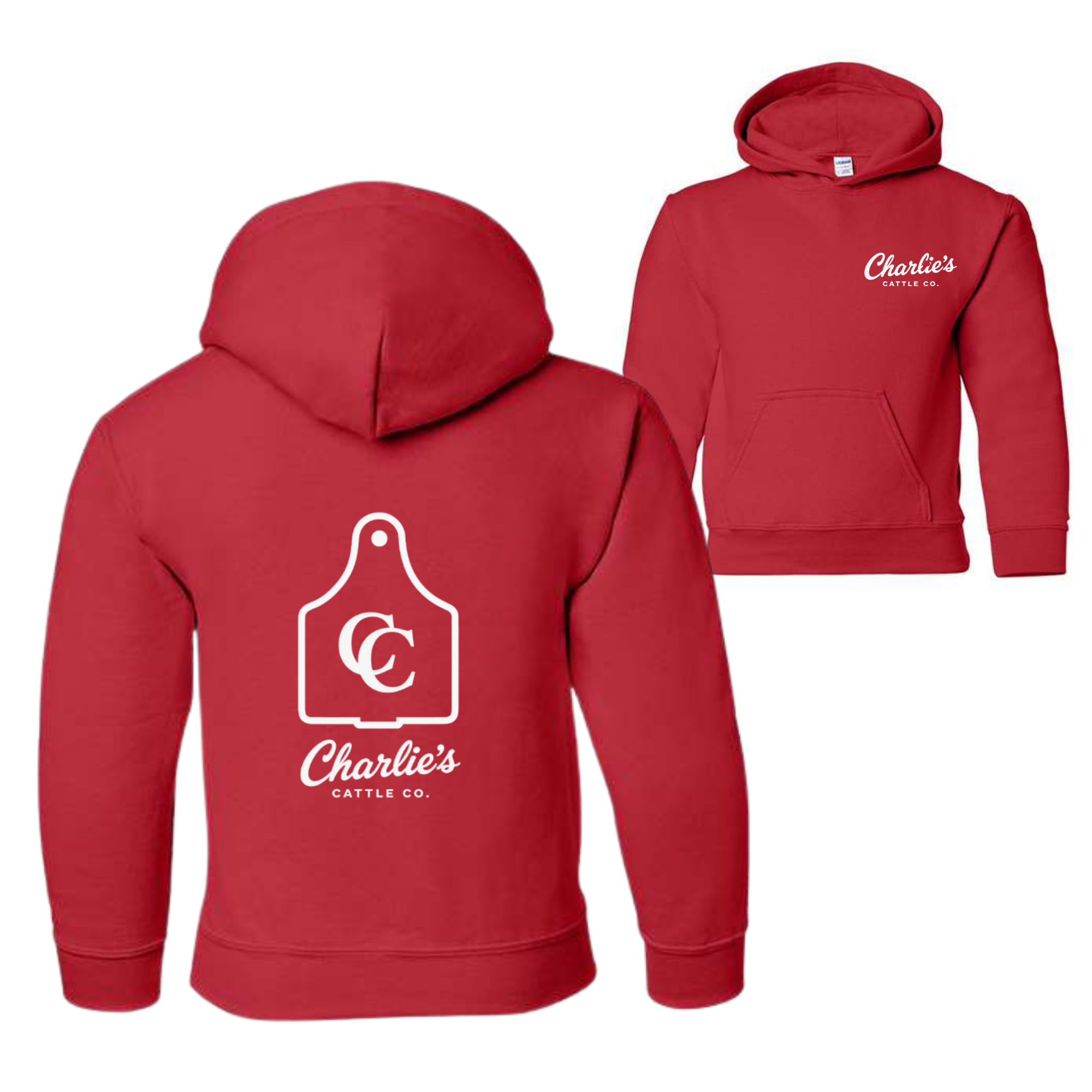Charlie's Cattle Cowtag Hoodie (Youth)
