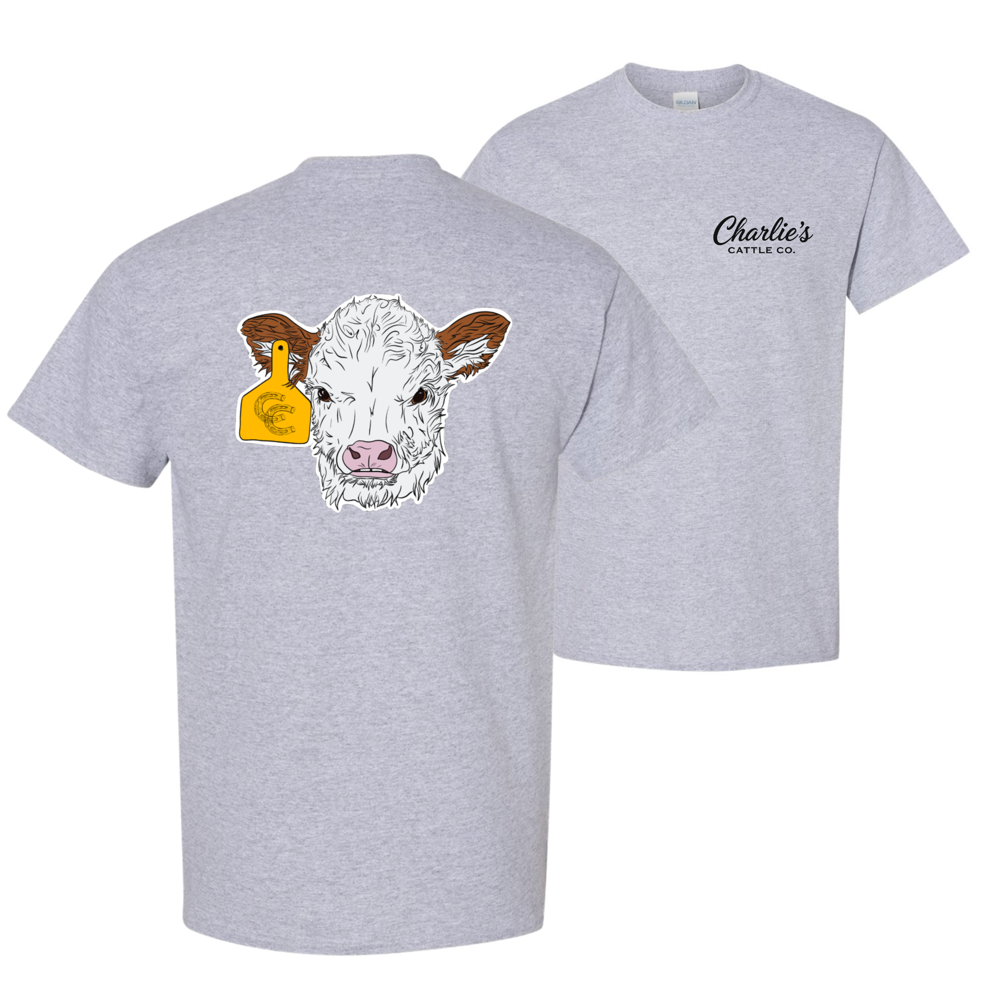 Charlie's Cattle Baldy T-Shirt