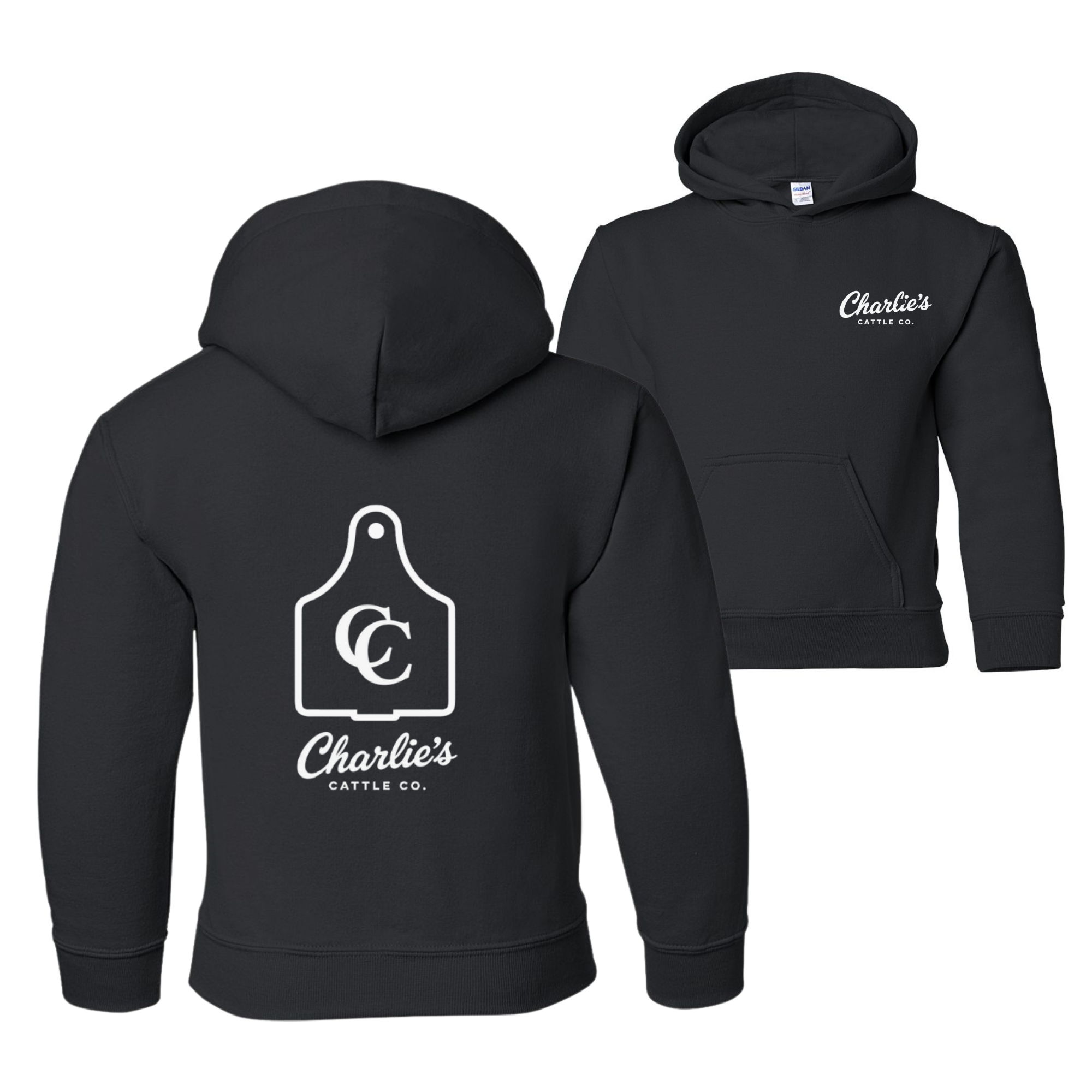 Charlie's Cattle Cowtag Hoodie (Youth)