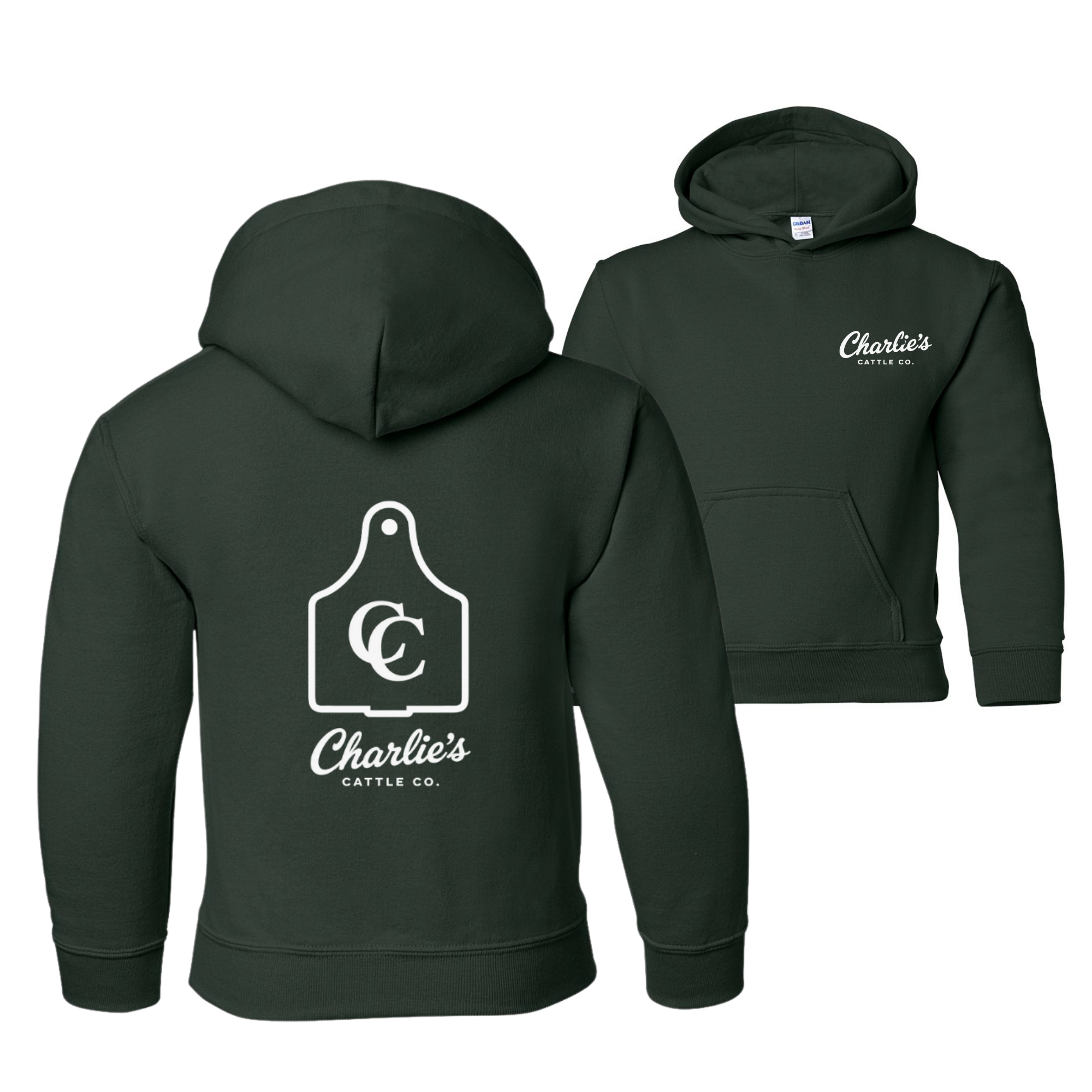 Charlie's Cattle Cowtag Hoodie (Youth)