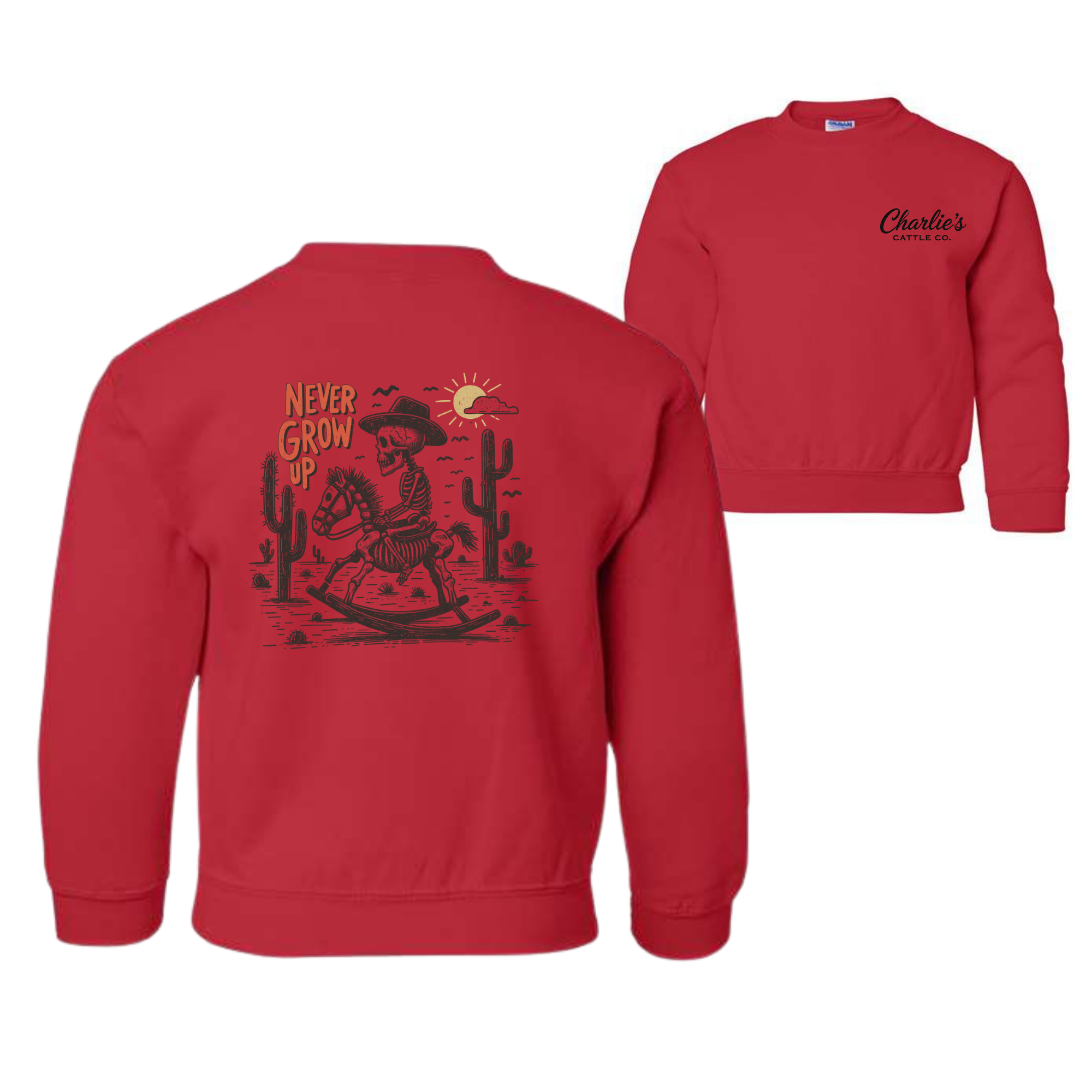 Never Grow Up Sweatshirt