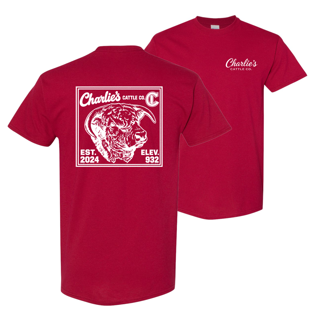 Charlie's Cattle Post Card T-Shirt