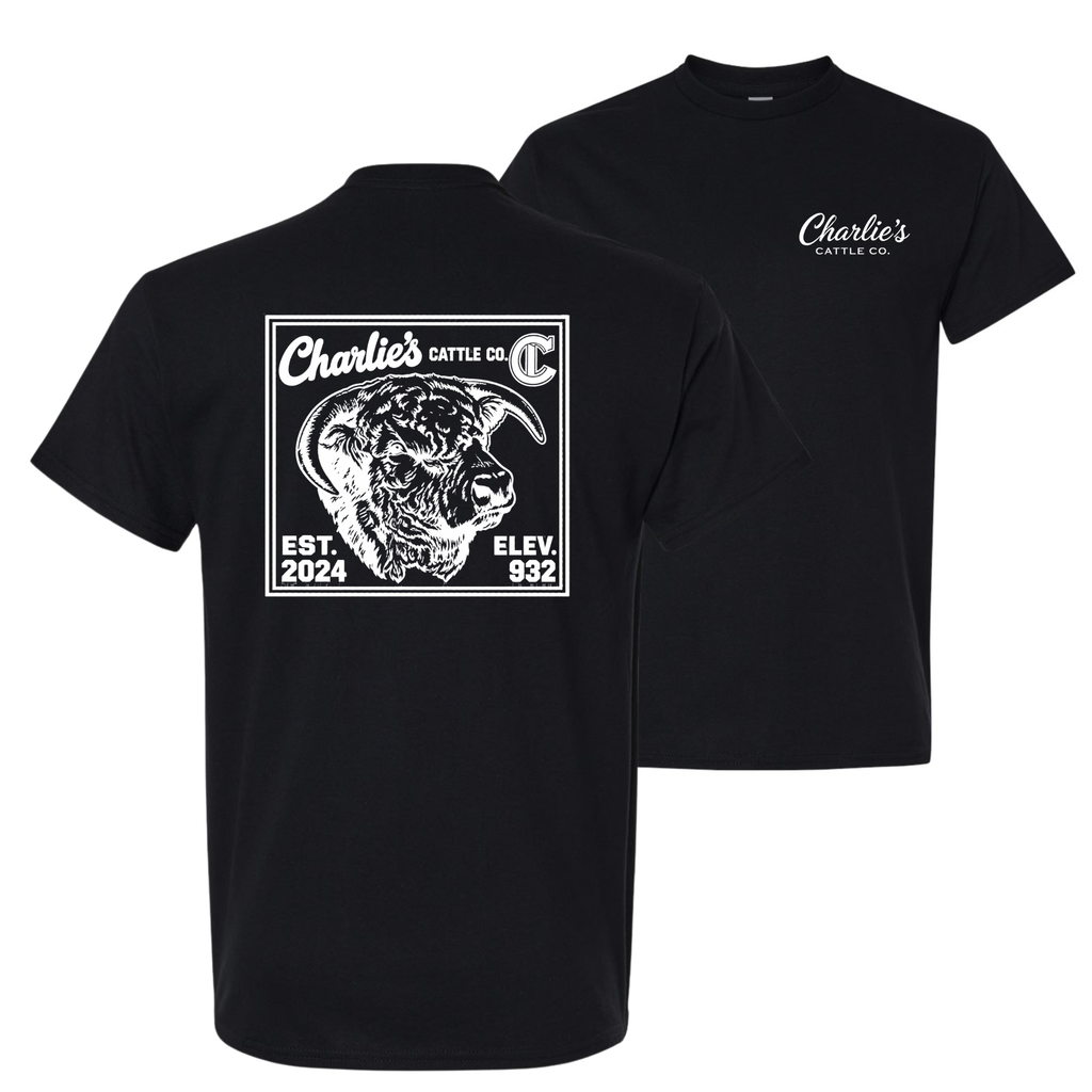Charlie's Cattle Post Card T-Shirt